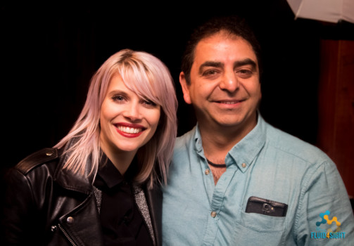 Pips Taylor with 3DScanbot's Steve