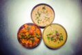Chick peas, Dhaal, and Veg Curry